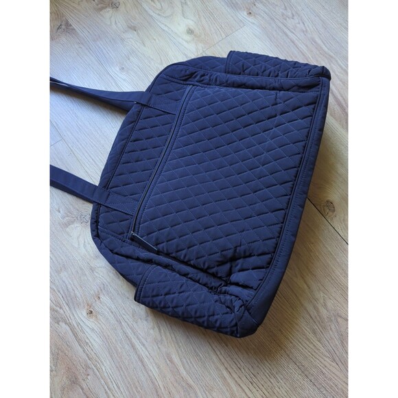 Vera Bradley Make a Change Baby Diaper Tote Bag Changing Pad Solid Navy Blue - Picture 6 of 13